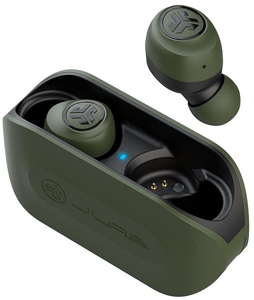 Wireless Headphones JLAB GO Air True Wireless, Green/Black Lateral view