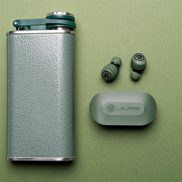 Wireless Headphones JLAB GO Air True Wireless, Green/Black Lifestyle 2