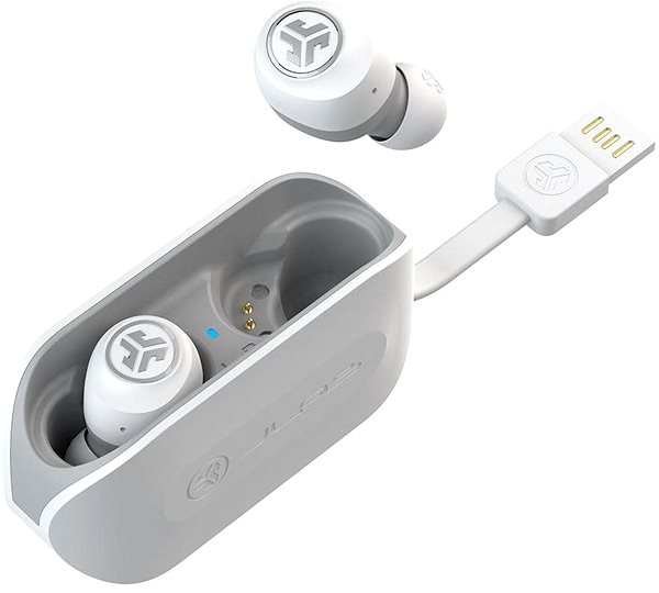 Vezeték nélküli fül-/fejhallgató JLAB GO Air True Wireless White/Grey Csatlakozási lehetőségek (portok)
