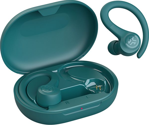 Vezeték nélküli fül-/fejhallgató JLAB Go Air Sport True Wireless Headphones Teal Oldalnézet