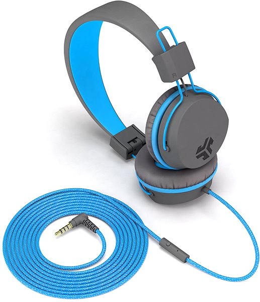 Slúchadlá JLAB JBuddies Studio Over-Ear Folding Kids Headphones Grey/Blue ...