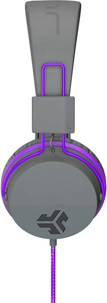 Kopfhörer JLAB JBuddies Studio Over-Ear Folding Kids Headphones Grey/Purple ...