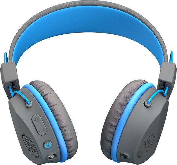 Vezeték nélküli fül-/fejhallgató JLAB JBuddies Studio Kids Wireless Grey/Blue Jellemzők/technológia