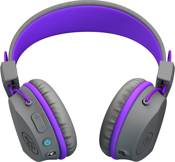Vezeték nélküli fül-/fejhallgató JLAB JBuddies Studio Kids Wireless Grey/Purple Jellemzők/technológia