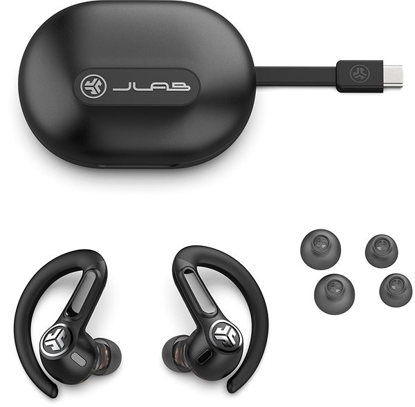 Bezdrátová sluchátka Jlab Epic Sport ANC 3 True Wireless Earbuds Black ...