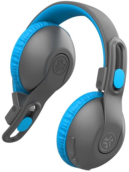 Jlab JBuddies Studio 2 Kids Wireless Headphones Blue/Gray .