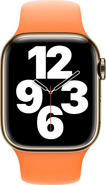Armband Apple Watch 41 mm Leuchtend orangefarbenes Sportarmband ...