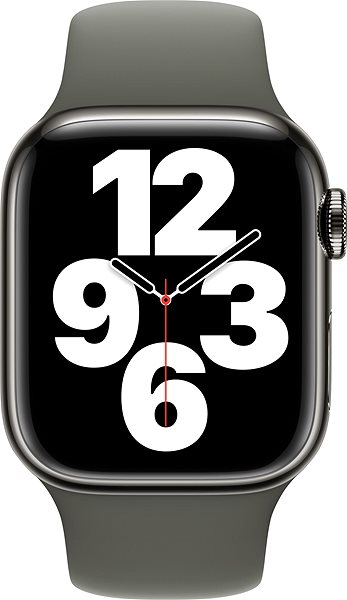 Armband Apple Watch 41 mm Olivfarbenes Sportarmband ...