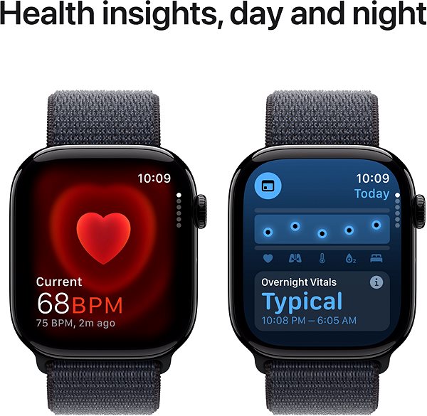 Smart hodinky Apple Watch Series 10 42 mm Jet Black Aluminium Case with Ink Sport Loop ...
