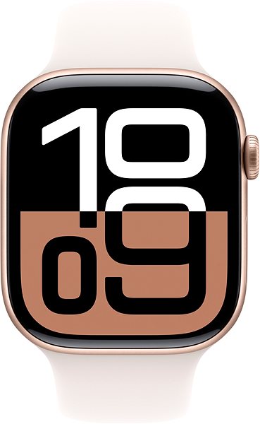 Smart Watch Apple Watch Series 10 46mm Cellular Rose Gold Aluminium Case with Light Blush Sport Band - M/L ...