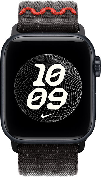 Armband Apple Watch 40mm Mitternacht Schwarz Sport Loop Armband Nike ...