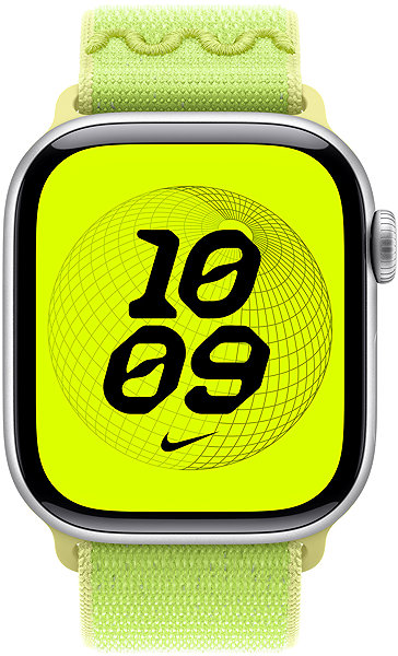 Szíj Apple Watch 42 mm Nike sport pánt - neonzöld csobbanás ...