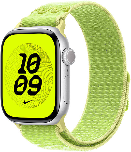 Szíj Apple Watch 42 mm Nike sport pánt - neonzöld csobbanás ...