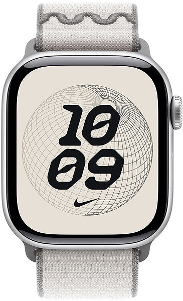 Armband Apple Watch 42mm verschleiertes graues Nike Sport Loop Armband ...