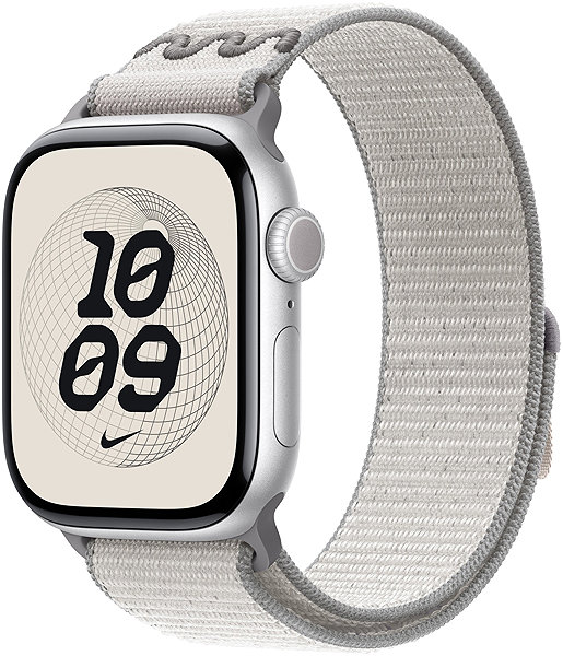 Armband Apple Watch 42mm verschleiertes graues Nike Sport Loop Armband ...