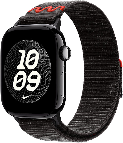 Szíj Apple Watch 46 mm Nike sport pánt - éjféli fekete ...