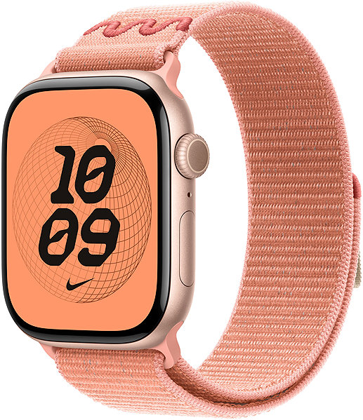 Armband Apple Watch 46mm Alpenglow Rosa Sport Loop Armband Nike ...
