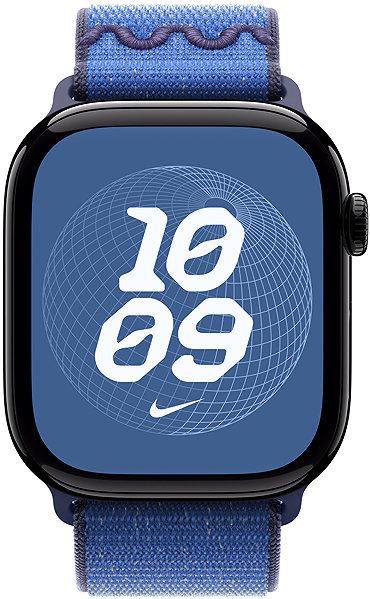 Armband Apple Watch 46mm Blue Ribbon Sport Loop Armband Nike ...