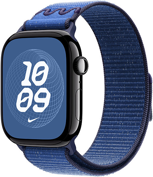 Armband Apple Watch 46mm Blue Ribbon Sport Loop Armband Nike ...