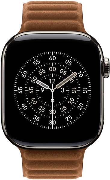 Armband Apple Watch 42 mm Karamellfarbenes Magnetisches Armband – S/M ...