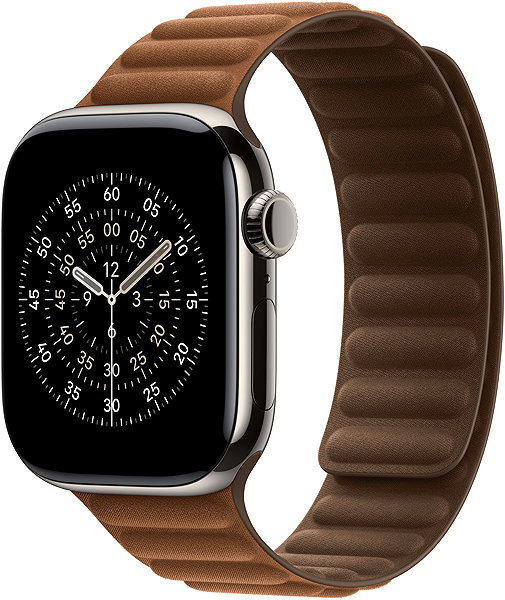 Armband Apple Watch 42 mm Karamellfarbenes Magnetisches Armband – S/M ...