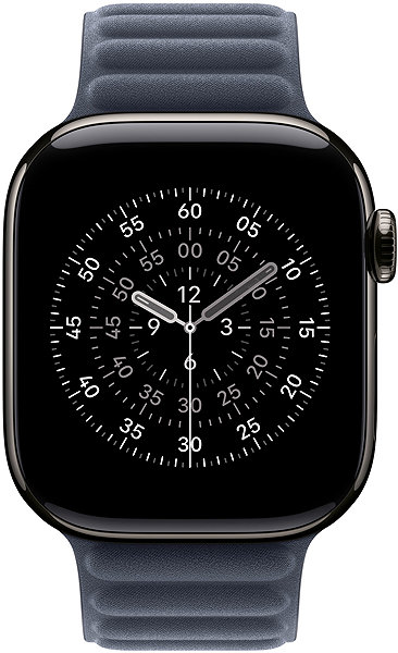 Szíj Apple Watch 42mm szíj, mágneses - S/M - tengerészkék ...