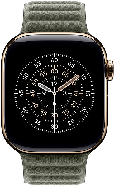 Armband Apple Watch 42 mm Salbeigraues Magnetisches Armband – S/M ...