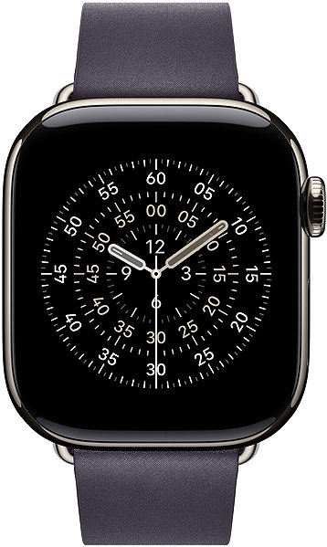 Armband Apple Watch 42 mm Mitternachtsviolettes Armband mit moderner Schließe – Small ...