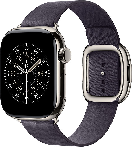 Armband Apple Watch 42 mm Mitternachtsviolettes Armband mit moderner Schließe – Small ...