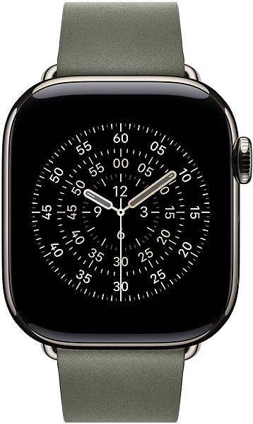 Armband Apple Watch 42 mm Salbeigraues Armband mit moderner Schließe – Large ...