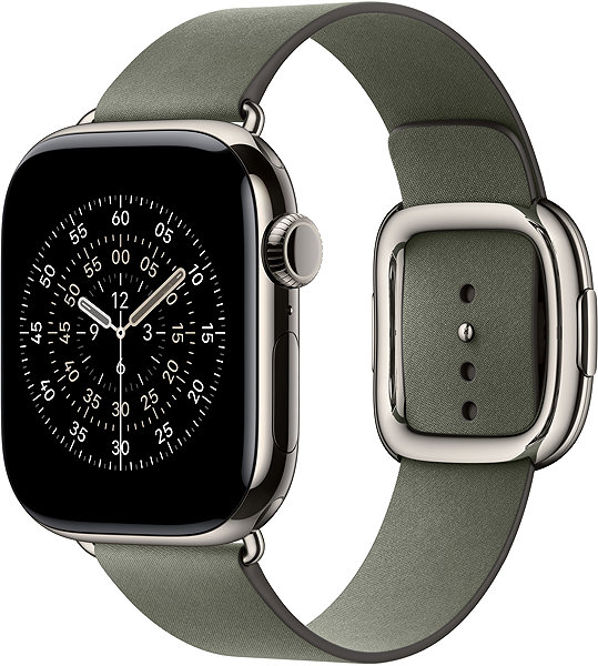 Armband Apple Watch 42 mm Salbeigraues Armband mit moderner Schließe – Large ...