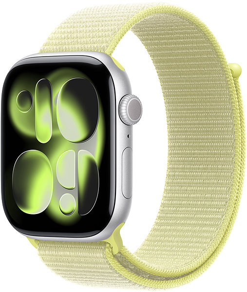 Armband Apple Watch 46mm neongelbes Sport Loop Armband ...