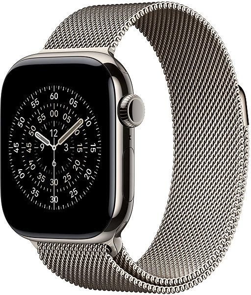 Armband Apple Watch 42 mm Naturfarbenes Mailänder Armband ...