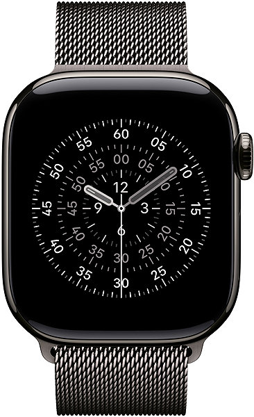 Armband Apple Watch 42mm schiefergrau Mailänder Armband ...