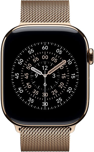 Armband Apple Watch 46 mm Milanaise Armband Gold - S/M ...