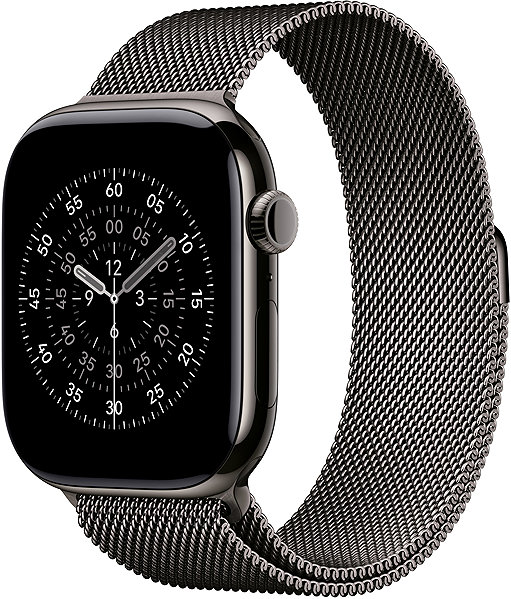 Armband Apple Watch 46mm schiefergrau Mailänder Armband - M/L ...