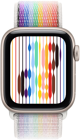 Szíj Apple Watch Pride Edition, 41 mm, sport szíj ...