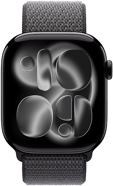 Armband Apple Watch 46mm dunkelgrau Sport Loop Armband - XL ...