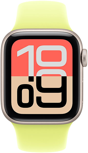 Armband Apple Watch 40mm neongelbes Sportarmband - M/L ...
