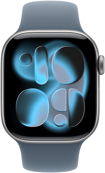 Armband Apple Watch 42mm Steel Blue Sportarmband - S/M ...