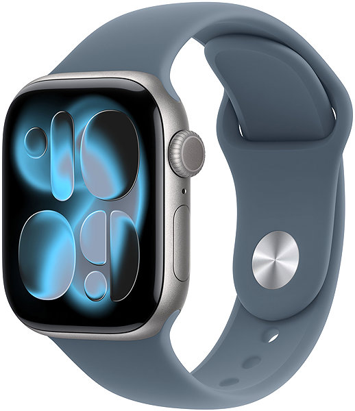 Armband Apple Watch 42mm Steel Blue Sportarmband - S/M ...