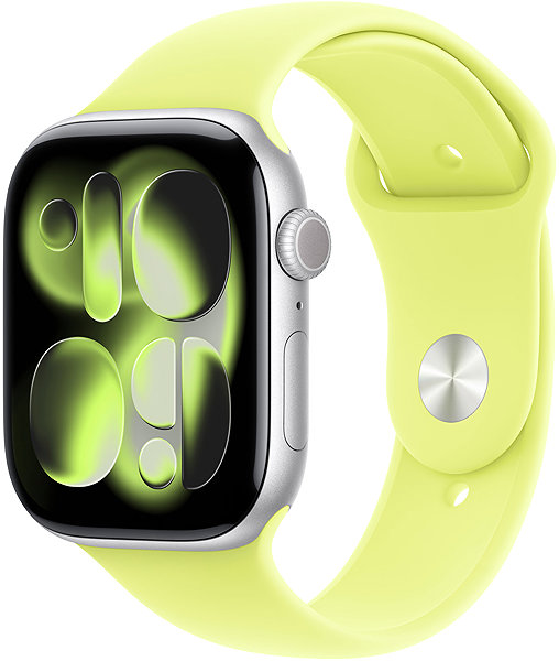 Armband Apple Watch 46mm neongelbes Sportarmband - M/L ...