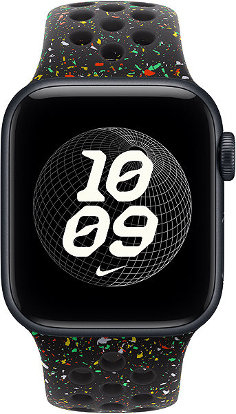Armband Apple Watch 40 mm Midnight Black Sportarmband Nike – S/M ...