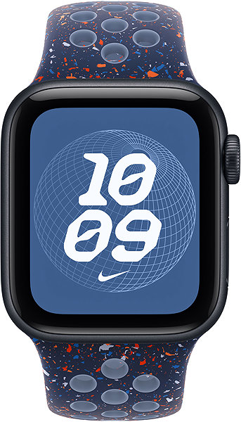Armband Apple Watch 40 mm Blue Ribbon Sportarmband Nike – S/M ...