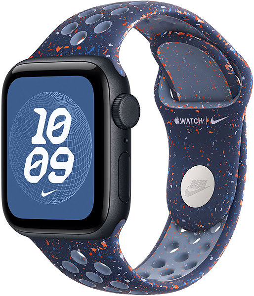 Armband Apple Watch 40 mm Blue Ribbon Sportarmband Nike – S/M ...