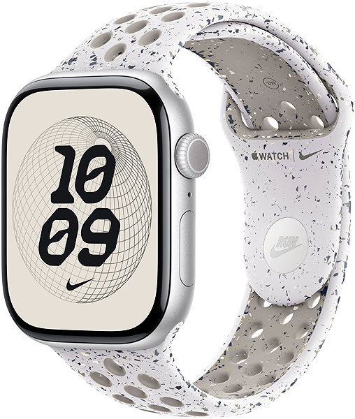 Armband Apple Watch 46 mm Veiled Grey Sportarmband Nike – M/L ...