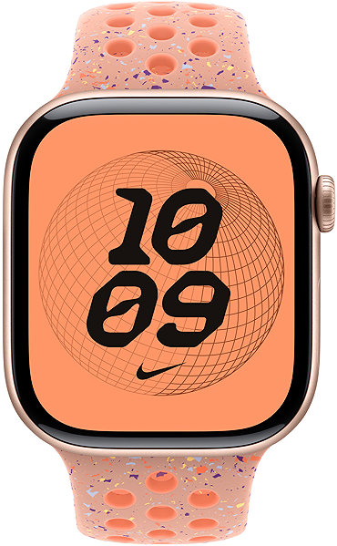 Armband Apple Watch 46 mm Alpenglow Pink Sportarmband Nike – S/M ...