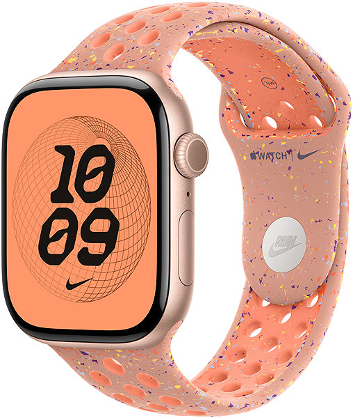 Armband Apple Watch 46 mm Alpenglow Pink Sportarmband Nike – M/L ...
