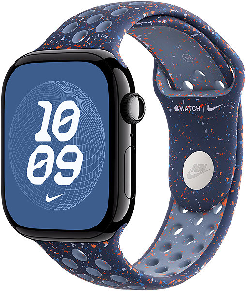 Szíj Apple Watch 46 mm, Nike sportpánt, S/M, szalagkék ...