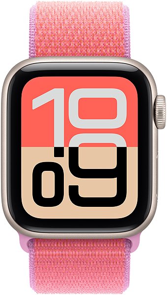 Remienok na hodinky Apple Watch 40 mm guavovo ružový prevliekací športový remienok ...